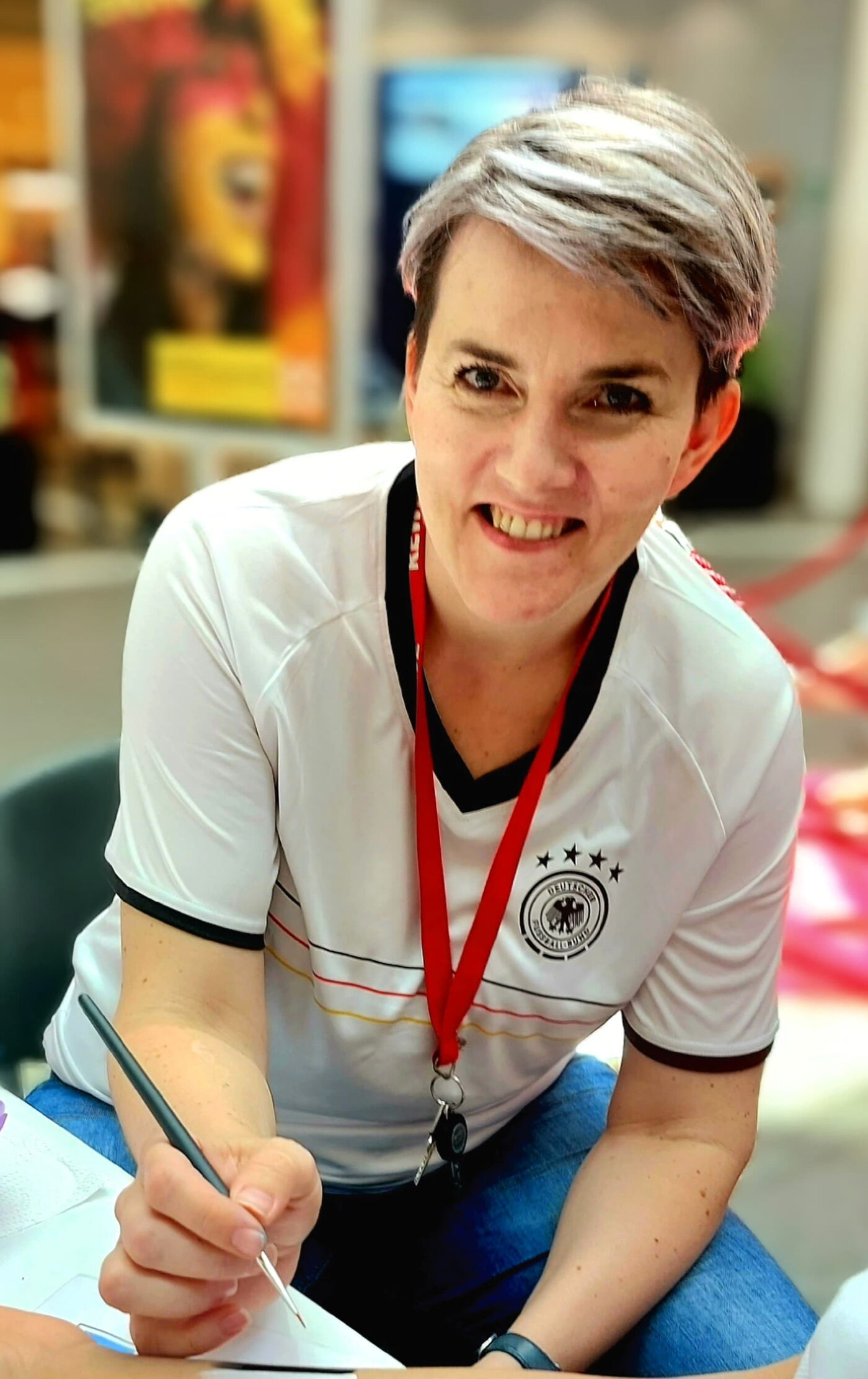 Europameisterschaft 2024 Fanschminken im ES